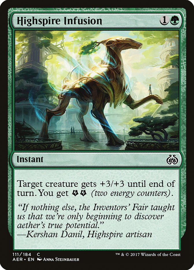 Highspire Infusion [Aether Revolt] | Exor Games Bridgewater