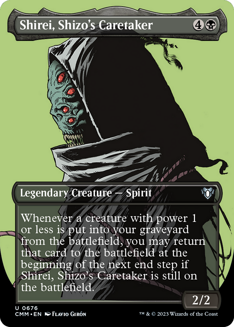 Shirei, Shizo's Caretaker (Borderless Profile) [Commander Masters] | Exor Games Bridgewater