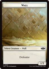 Insect (0023) // Wall Double-Sided Token [Tarkir: Dragonstorm Commander Tokens] | Exor Games Bridgewater