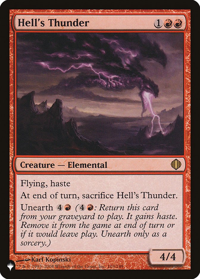 Hell's Thunder [The List] | Exor Games Bridgewater