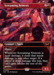 Screaming Nemesis (Borderless) [Duskmourn: House of Horror] | Exor Games Bridgewater