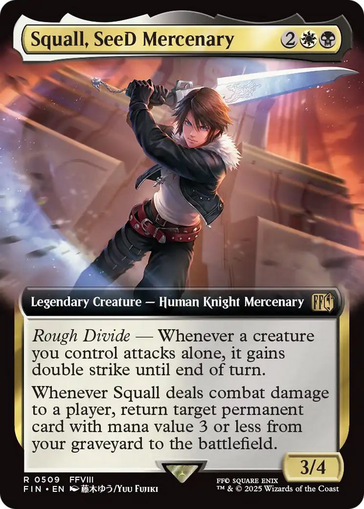 Squall, SeeD Mercenary (Extended Art) [FINAL FANTASY] | Exor Games Bridgewater