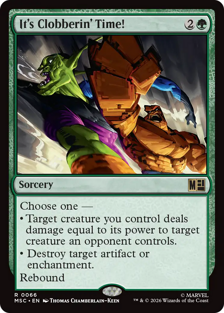 It's Clobberin' Time! (Surge Foil) [Marvel Super Heroes Commander] | Exor Games Bridgewater