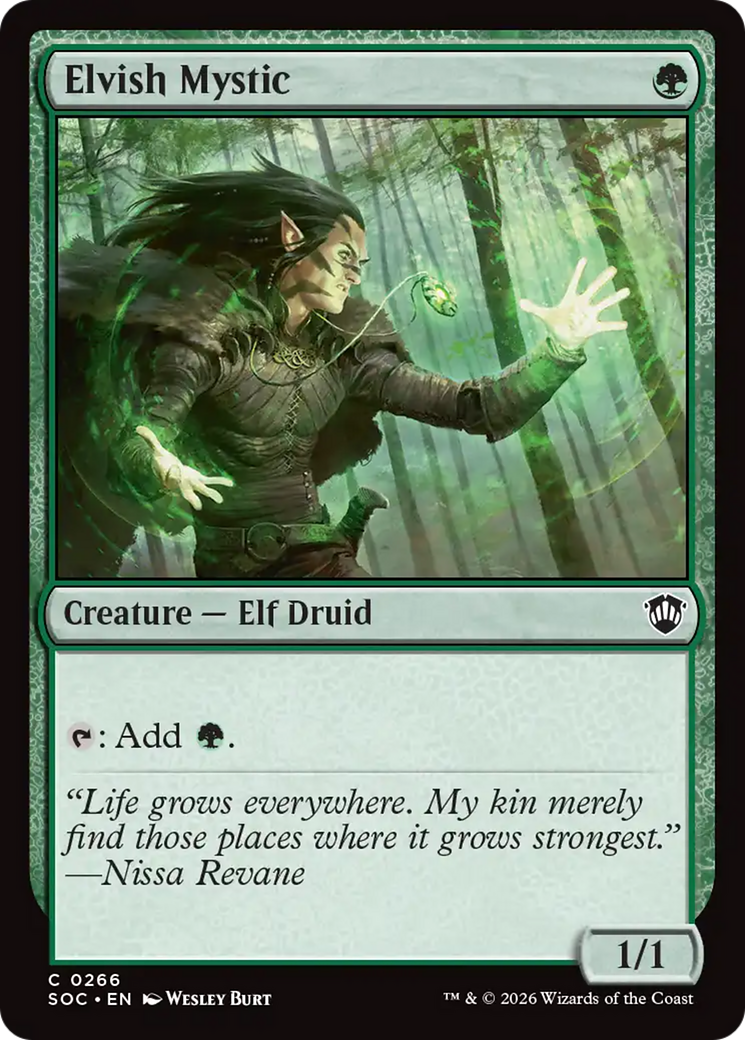 Elvish Mystic [Secrets of Strixhaven Commander] | Exor Games Bridgewater