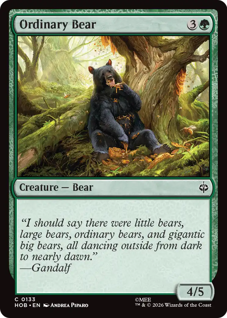 Ordinary Bear [The Hobbit] | Exor Games Bridgewater