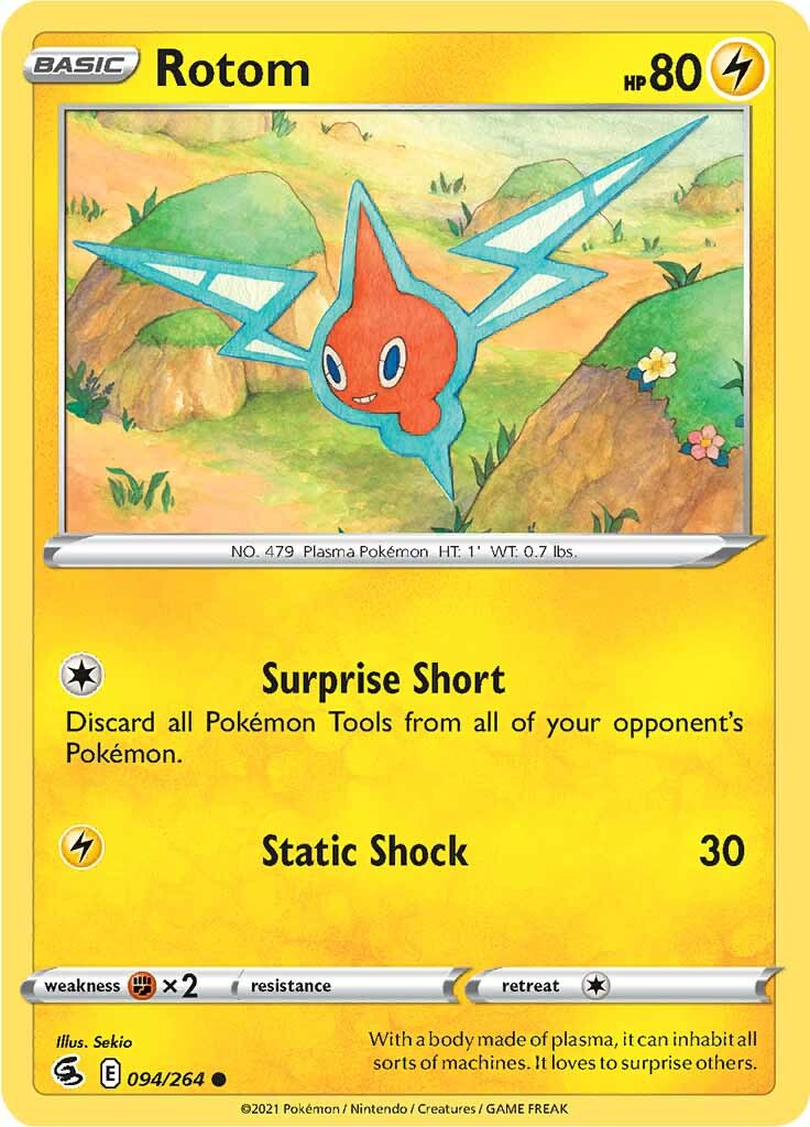 Rotom (094/264) [Sword & Shield: Fusion Strike] | Exor Games Bridgewater