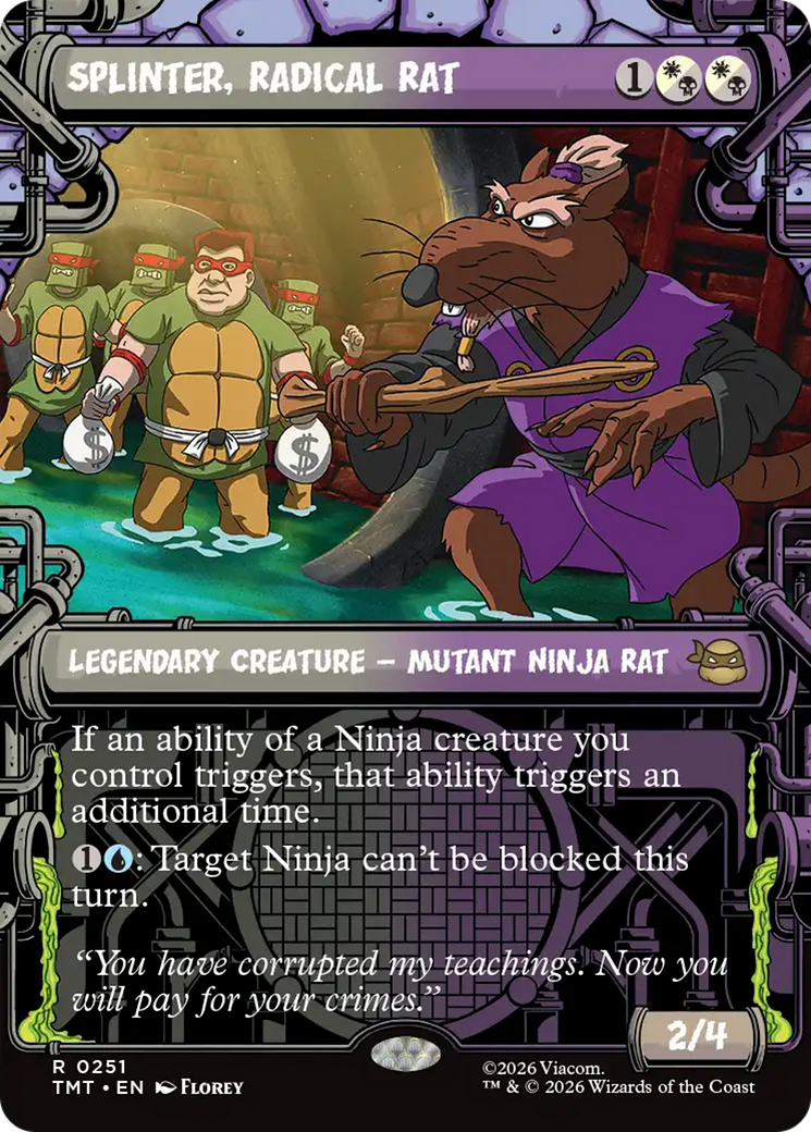 Splinter, Radical Rat (Showcase) [Teenage Mutant Ninja Turtles] | Exor Games Bridgewater