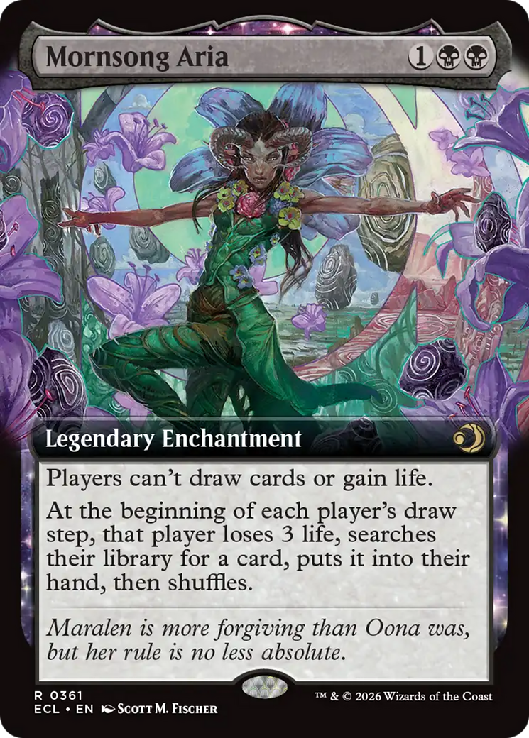 Mornsong Aria (Extended Art) [Lorwyn Eclipsed] | Exor Games Bridgewater