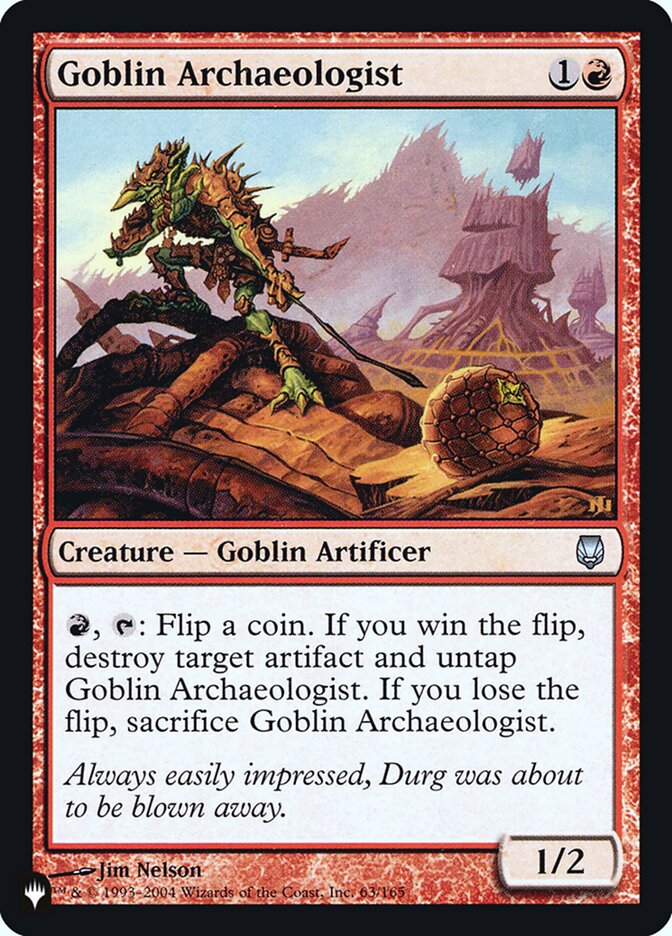 Goblin Archaeologist [Secret Lair: Heads I Win, Tails You Lose] | Exor Games Bridgewater