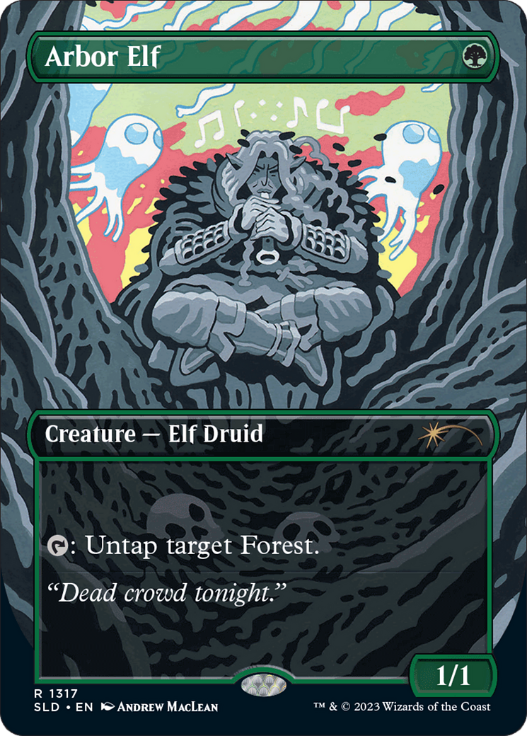 Arbor Elf (Rainbow Foil) [Secret Lair Drop Series] | Exor Games Bridgewater