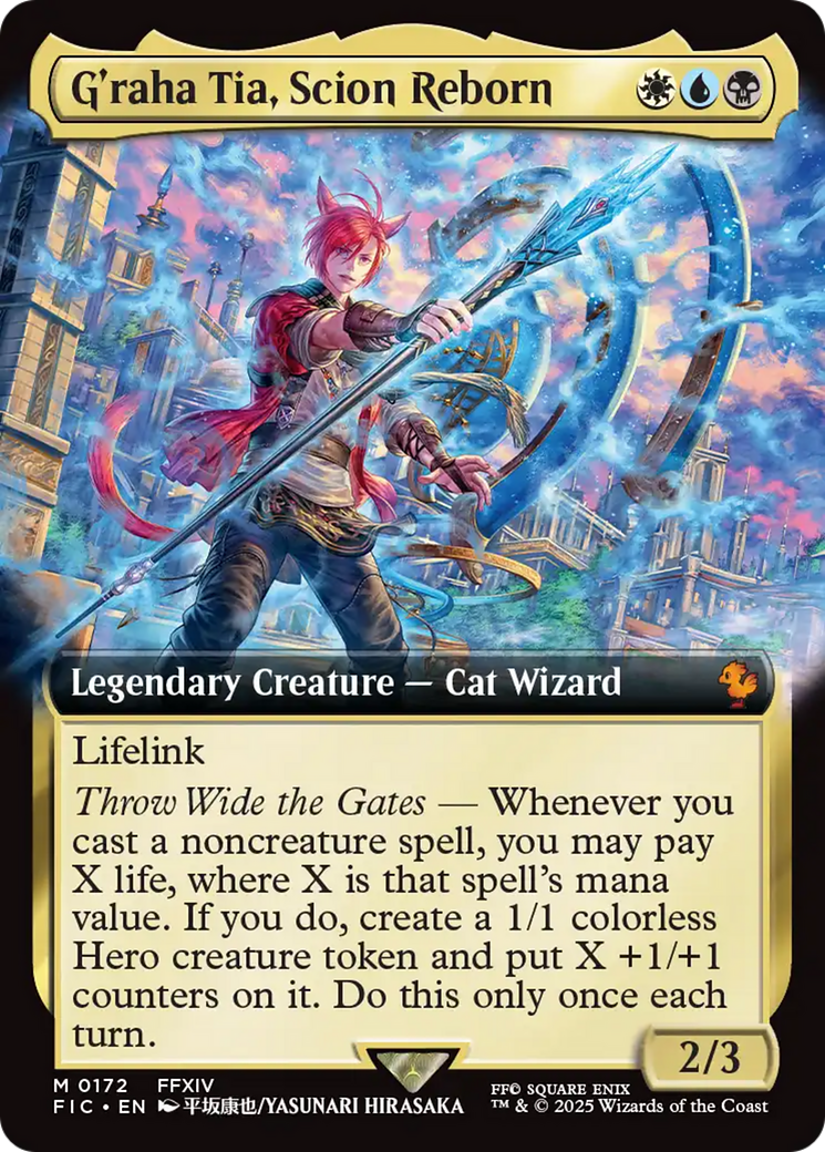 G'raha Tia, Scion Reborn (Extended Art) [FINAL FANTASY Commander] | Exor Games Bridgewater