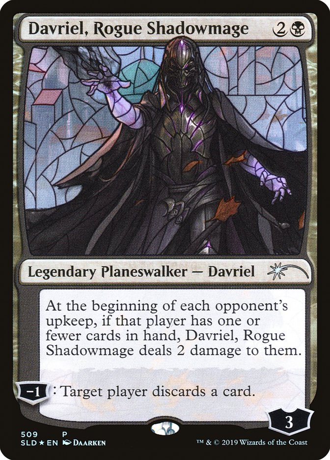 Davriel, Rogue Shadowmage (Stained Glass) [Secret Lair Drop Promos] | Exor Games Bridgewater