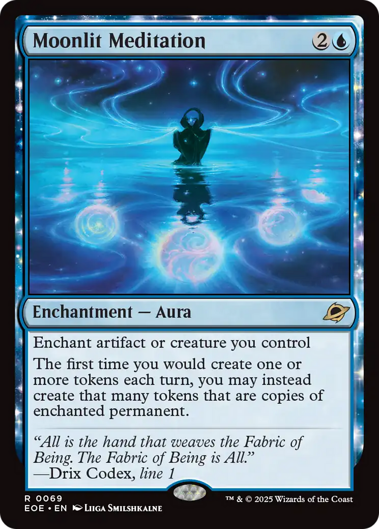 Moonlit Meditation [Edge of Eternities] | Exor Games Bridgewater