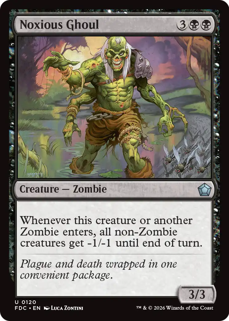 Noxious Ghoul [Foundations Commander] | Exor Games Bridgewater