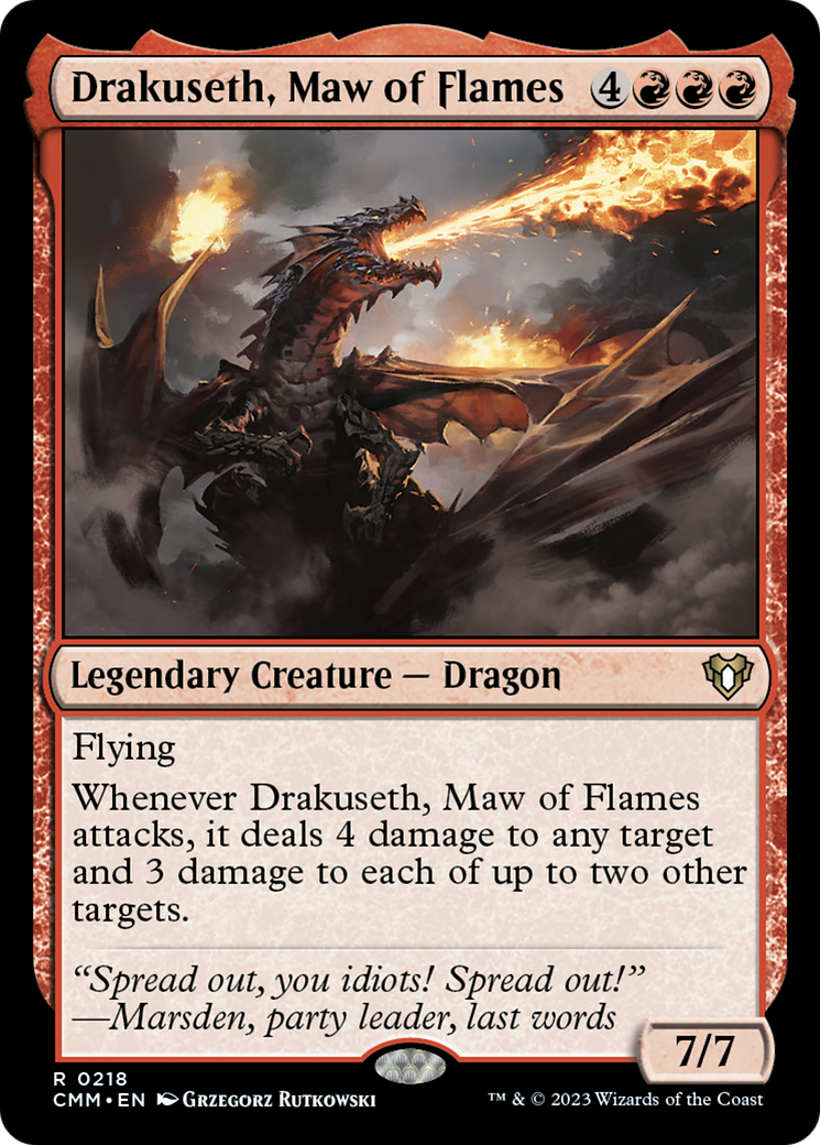 Drakuseth, Maw of Flames [Commander Masters] | Exor Games Bridgewater