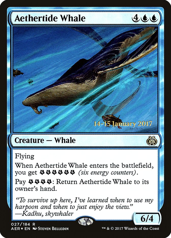 Aethertide Whale [Aether Revolt Prerelease Promos] | Exor Games Bridgewater