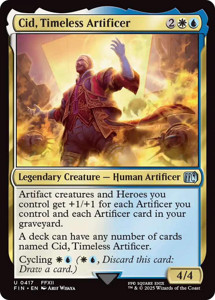 Cid, Timeless Artificer (0417) [FINAL FANTASY] | Exor Games Bridgewater