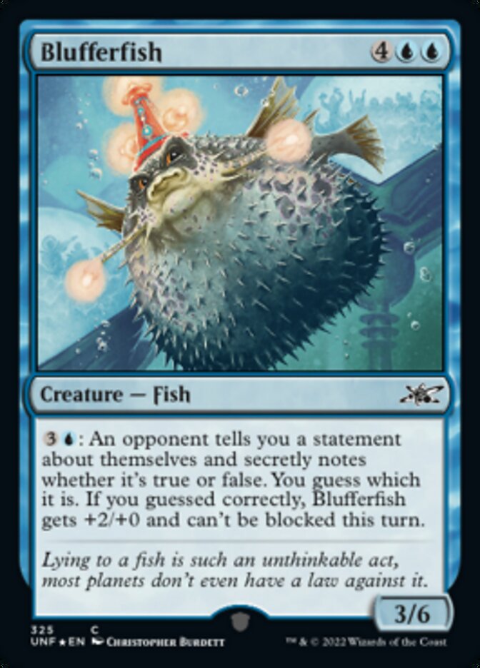 Blufferfish (Galaxy Foil) [Unfinity] | Exor Games Bridgewater