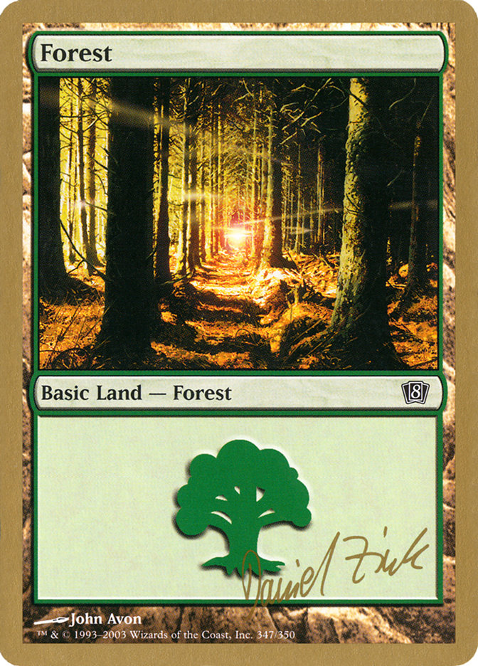 Forest (dz347) (Daniel Zink) [World Championship Decks 2003] | Exor Games Bridgewater