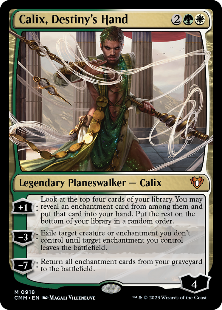 Calix, Destiny's Hand [Commander Masters] | Exor Games Bridgewater