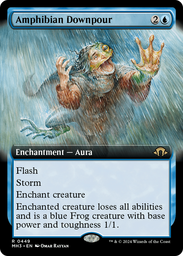 Amphibian Downpour (Extended Art) [Modern Horizons 3] | Exor Games Bridgewater