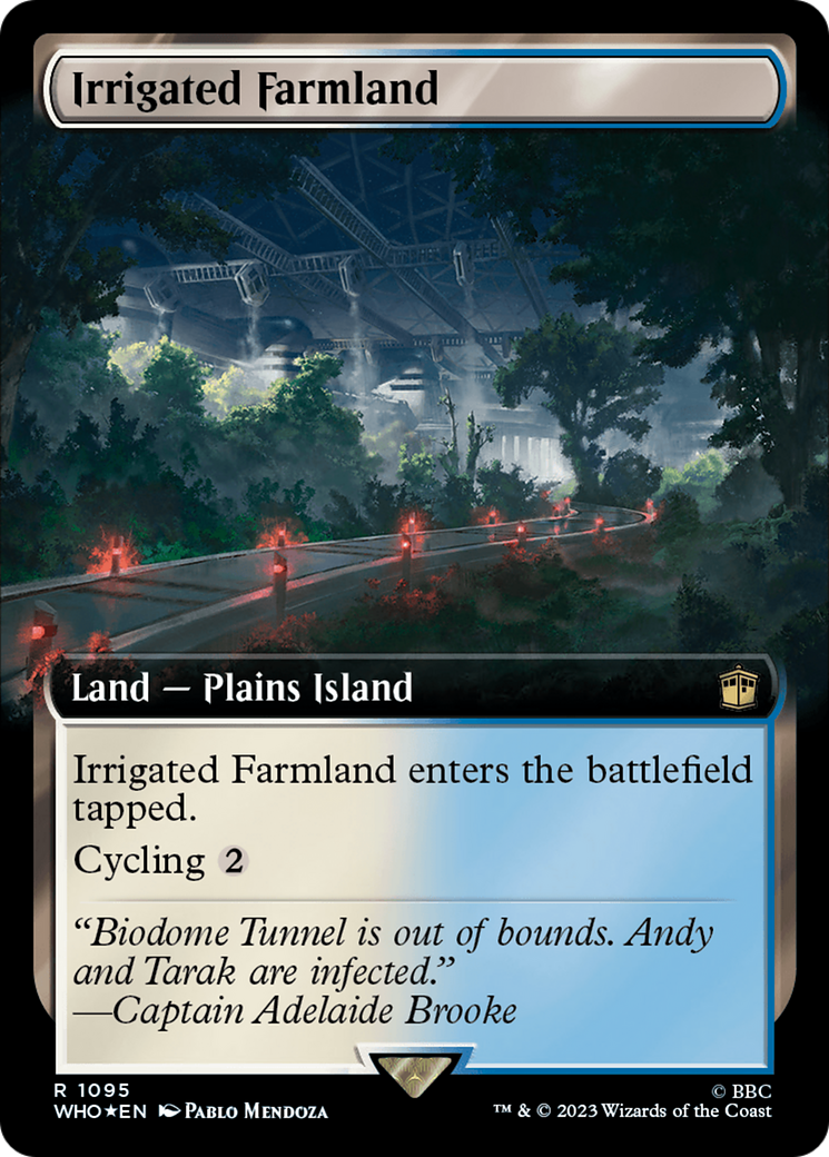 Irrigated Farmland (Extended Art) (Surge Foil) [Doctor Who] | Exor Games Bridgewater