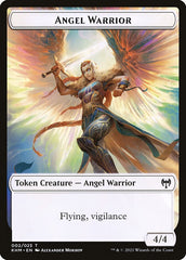 Elf Warrior // Angel Warrior Double-Sided Token [Kaldheim Tokens] | Exor Games Bridgewater