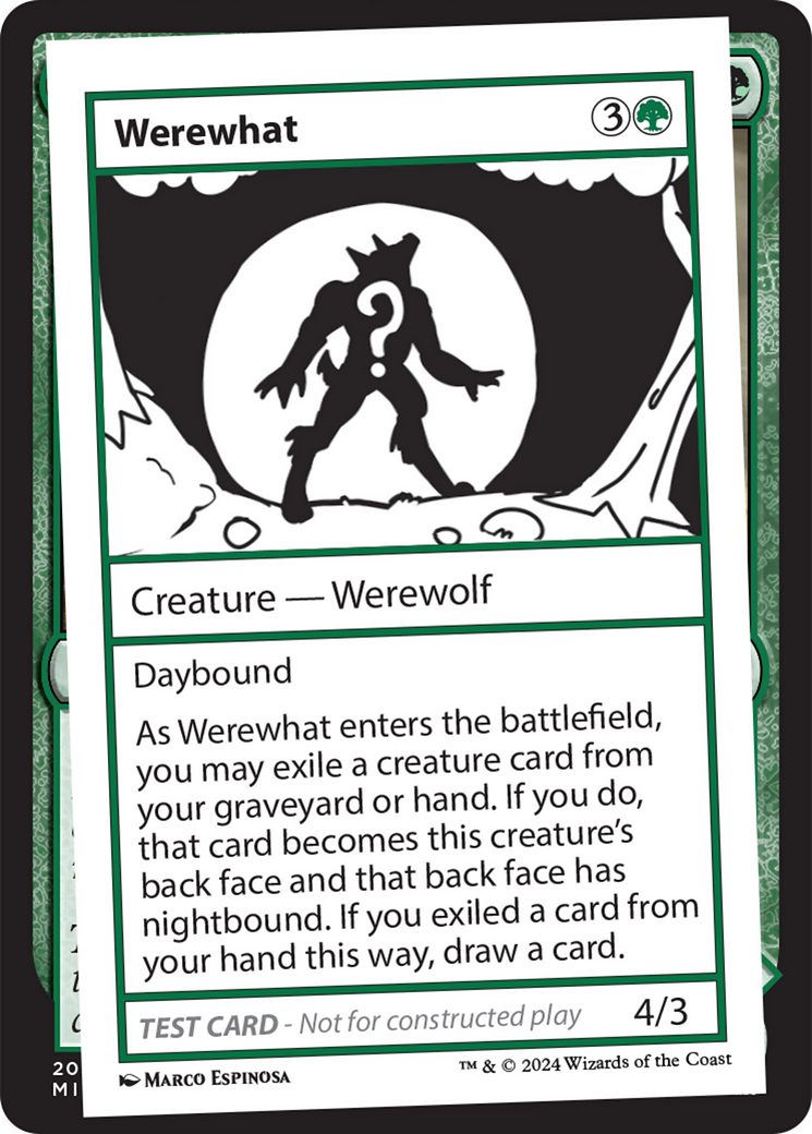 Werewhat [Mystery Booster 2 Playtest Cards] | Exor Games Bridgewater