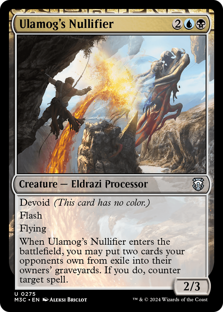 Ulamog's Nullifier (Ripple Foil) [Modern Horizons 3 Commander] | Exor Games Bridgewater