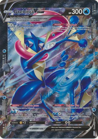 Greninja V-Union (Jumbo Card) [Sword & Shield: Black Star Promos] | Exor Games Bridgewater