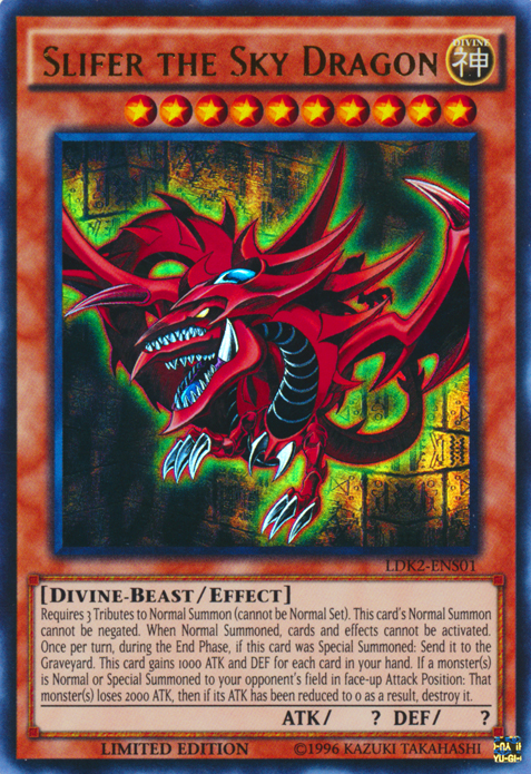 Slifer the Sky Dragon [LDK2-ENS01] Ultra Rare | Exor Games Bridgewater