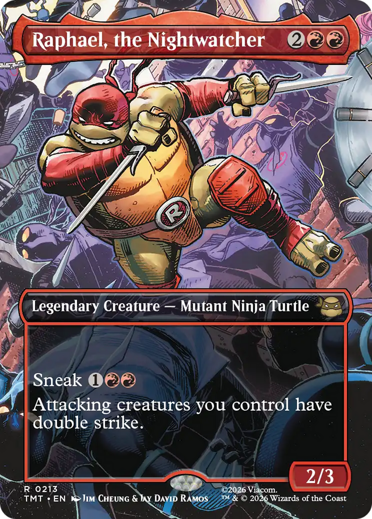 Raphael, the Nightwatcher (Borderless) [Teenage Mutant Ninja Turtles] | Exor Games Bridgewater