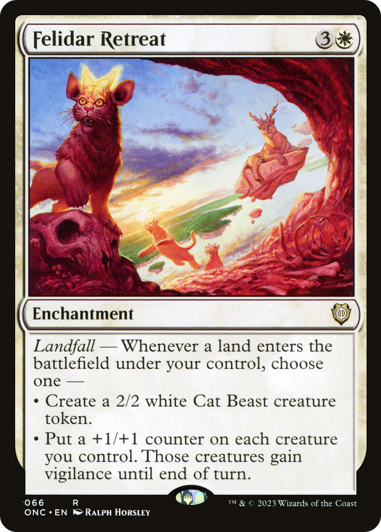 Felidar Retreat [Phyrexia: All Will Be One Commander] | Exor Games Bridgewater