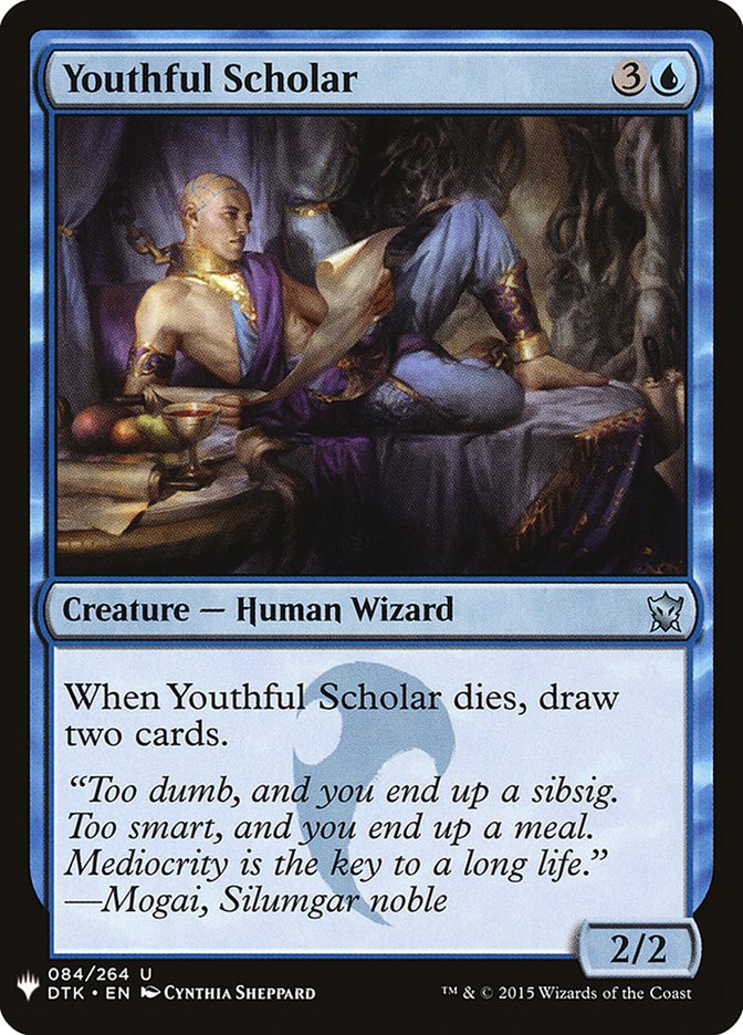 Youthful Scholar [Mystery Booster] | Exor Games Bridgewater