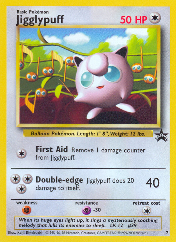Jigglypuff (7) [Wizards of the Coast: Black Star Promos] | Exor Games Bridgewater