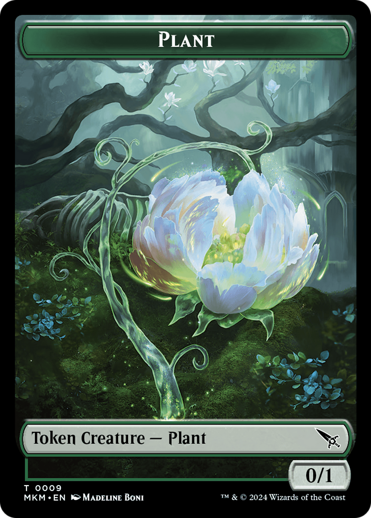 Plant Token [Murders at Karlov Manor Tokens] | Exor Games Bridgewater