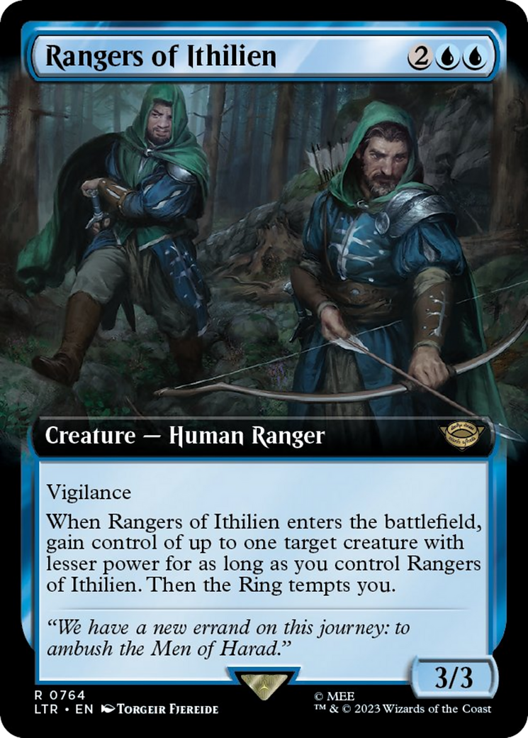 Rangers of Ithilien (Extended Art) (Surge Foil) [The Lord of the Rings: Tales of Middle-Earth] | Exor Games Bridgewater