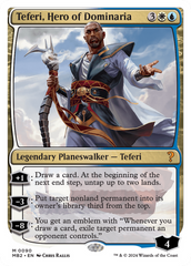 Teferi, Hero of Dominaria (White Border) [Mystery Booster 2] | Exor Games Bridgewater