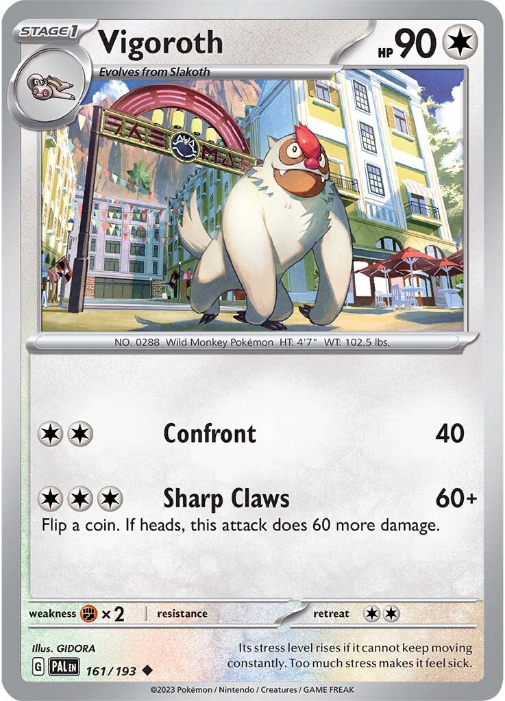 Vigoroth (161/193) [Scarlet & Violet: Paldea Evolved] | Exor Games Bridgewater