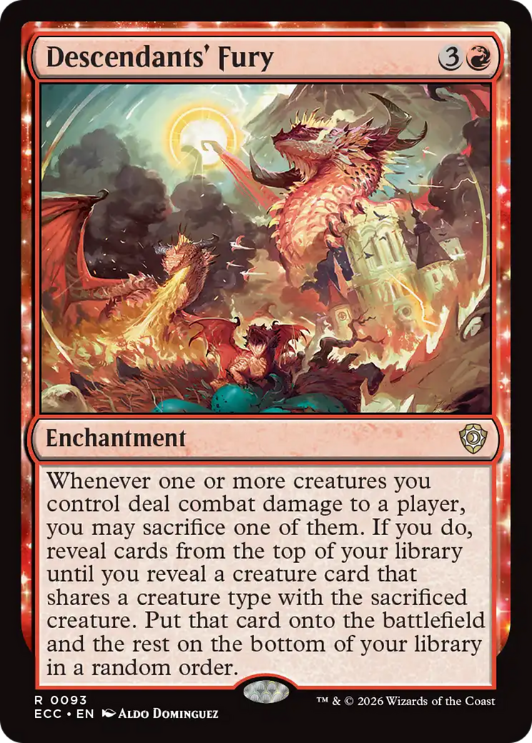 Descendants' Fury [Lorwyn Eclipsed Commander] | Exor Games Bridgewater