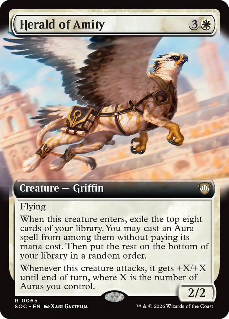Herald of Amity (Extended Art) [Secrets of Strixhaven Commander] | Exor Games Bridgewater