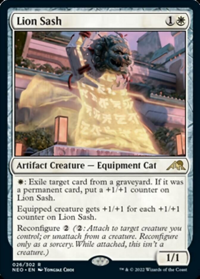 Lion Sash [Kamigawa: Neon Dynasty] | Exor Games Bridgewater