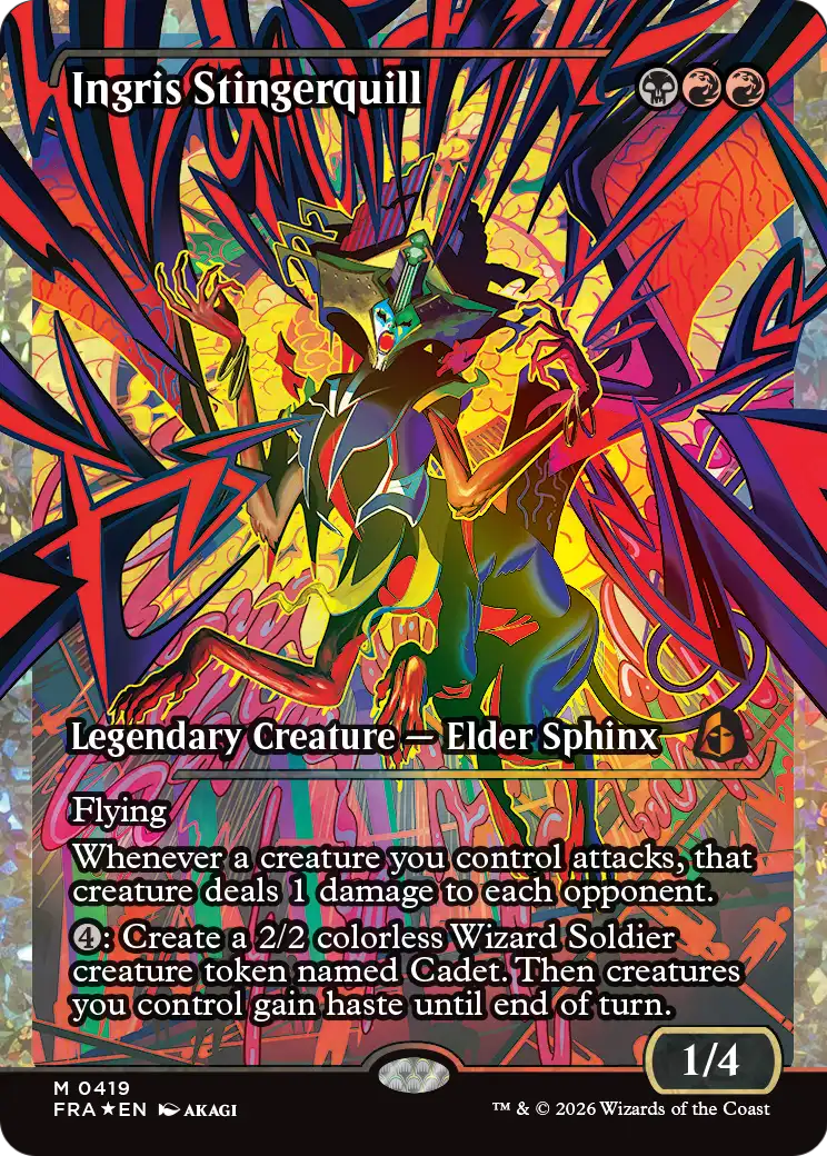 Ingris Stingerquill (Showcase) (Fracture Foil) (0419) [Reality Fracture] | Exor Games Bridgewater