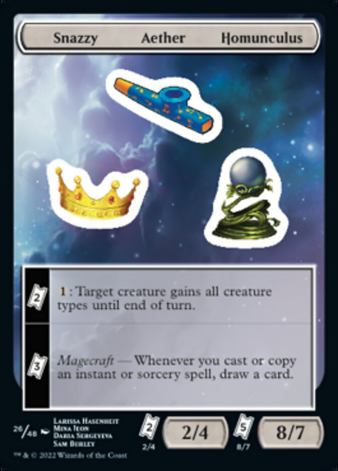 Snazzy Aether Homunculus [Unfinity Stickers] | Exor Games Bridgewater