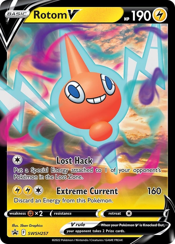 Rotom V (SWSH257) [Sword & Shield: Black Star Promos] | Exor Games Bridgewater