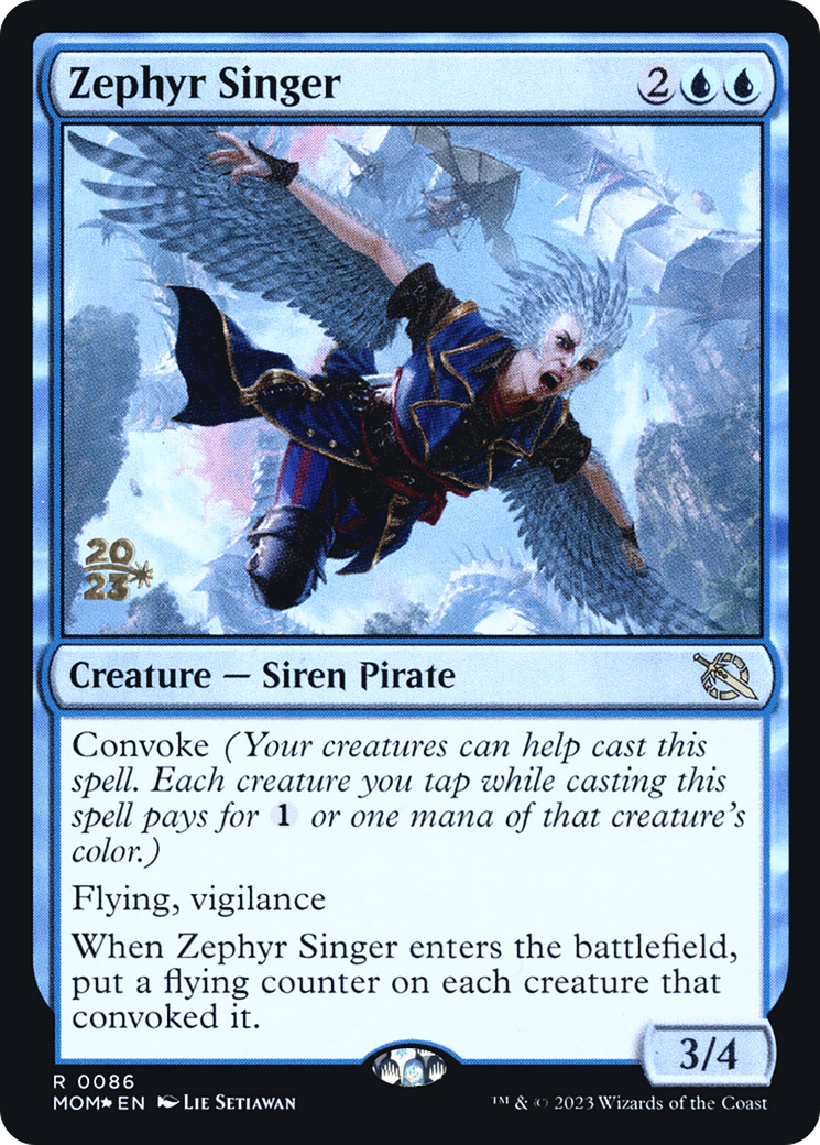 Zephyr Singer [March of the Machine Prerelease Promos] | Exor Games Bridgewater