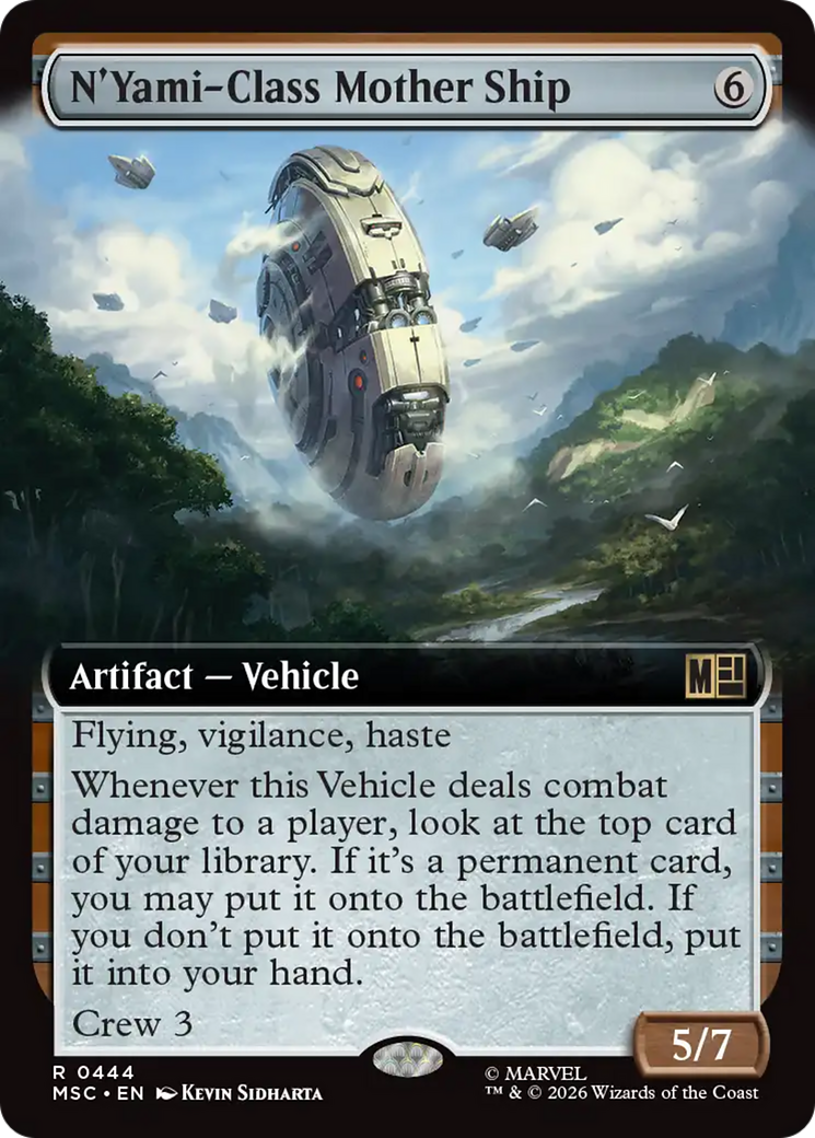 N'Yami-Class Mother Ship (Extended Art) [Marvel Super Heroes Commander] | Exor Games Bridgewater