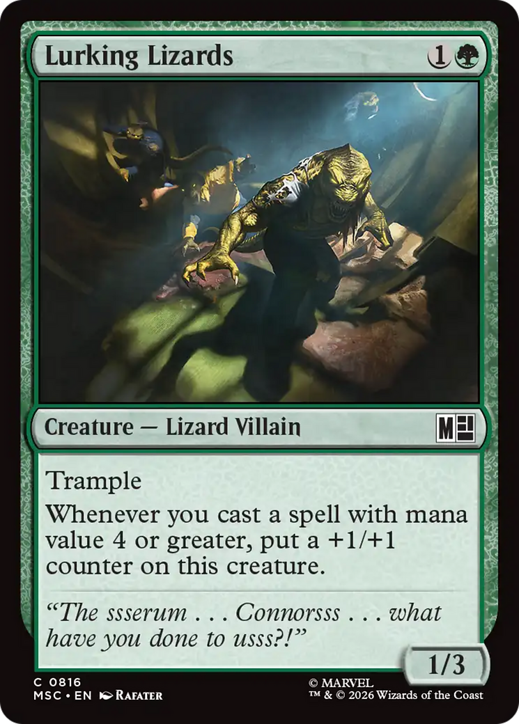Lurking Lizards [Marvel Super Heroes Commander] | Exor Games Bridgewater