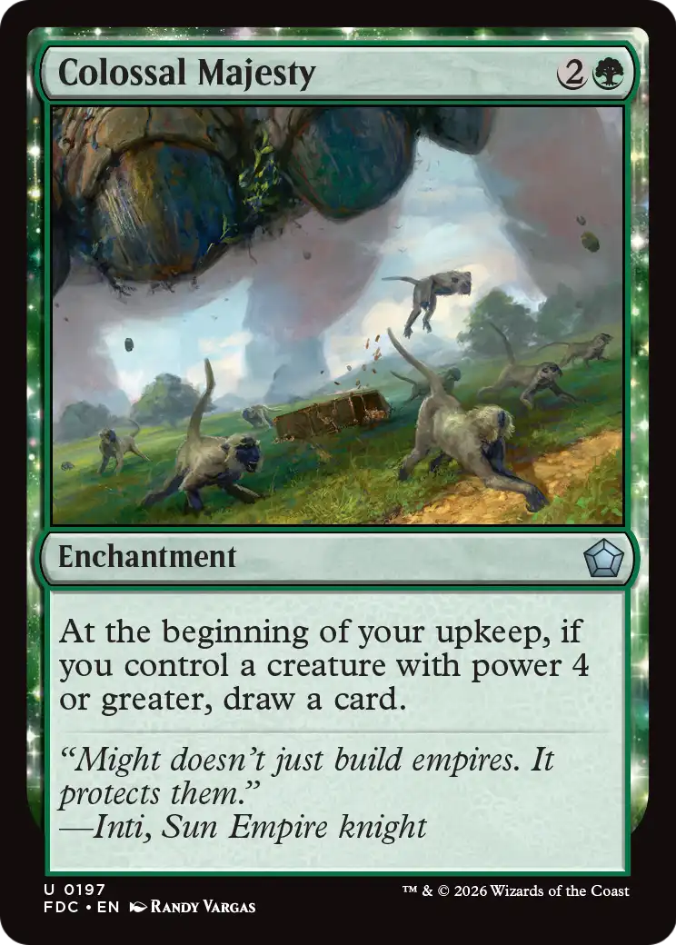 Colossal Majesty [Foundations Commander] | Exor Games Bridgewater