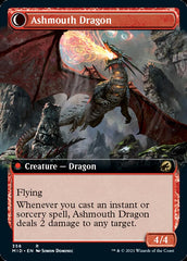 Smoldering Egg // Ashmouth Dragon (Extended Art) [Innistrad: Midnight Hunt] | Exor Games Bridgewater